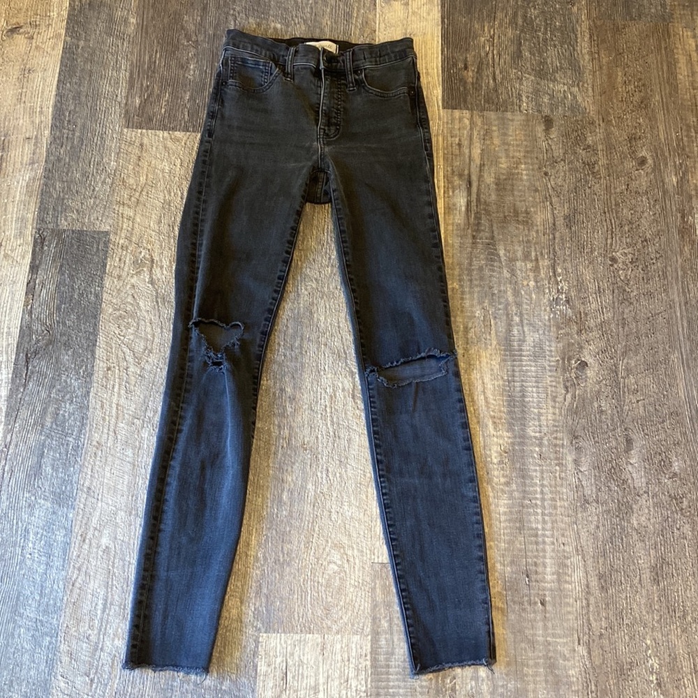 Madewell 9 inch high-riser skinny jeans 25T